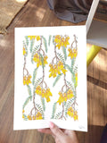 Branches of Kowhai Art Print