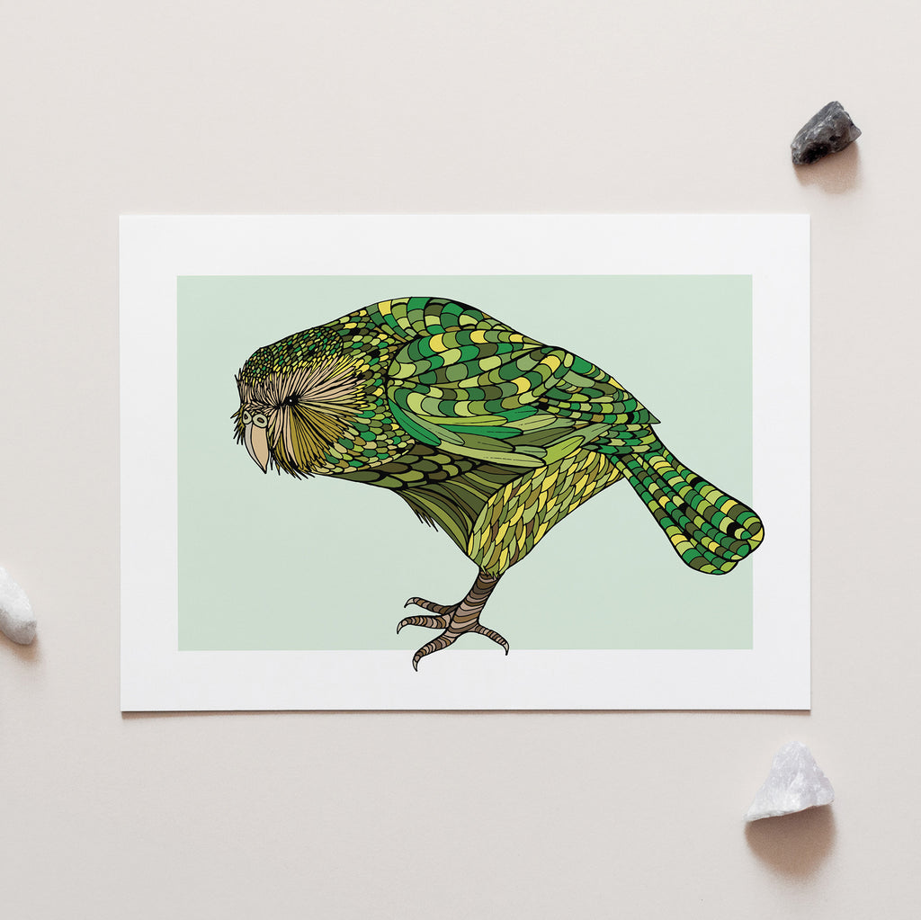 Kakapo Art Print for sale