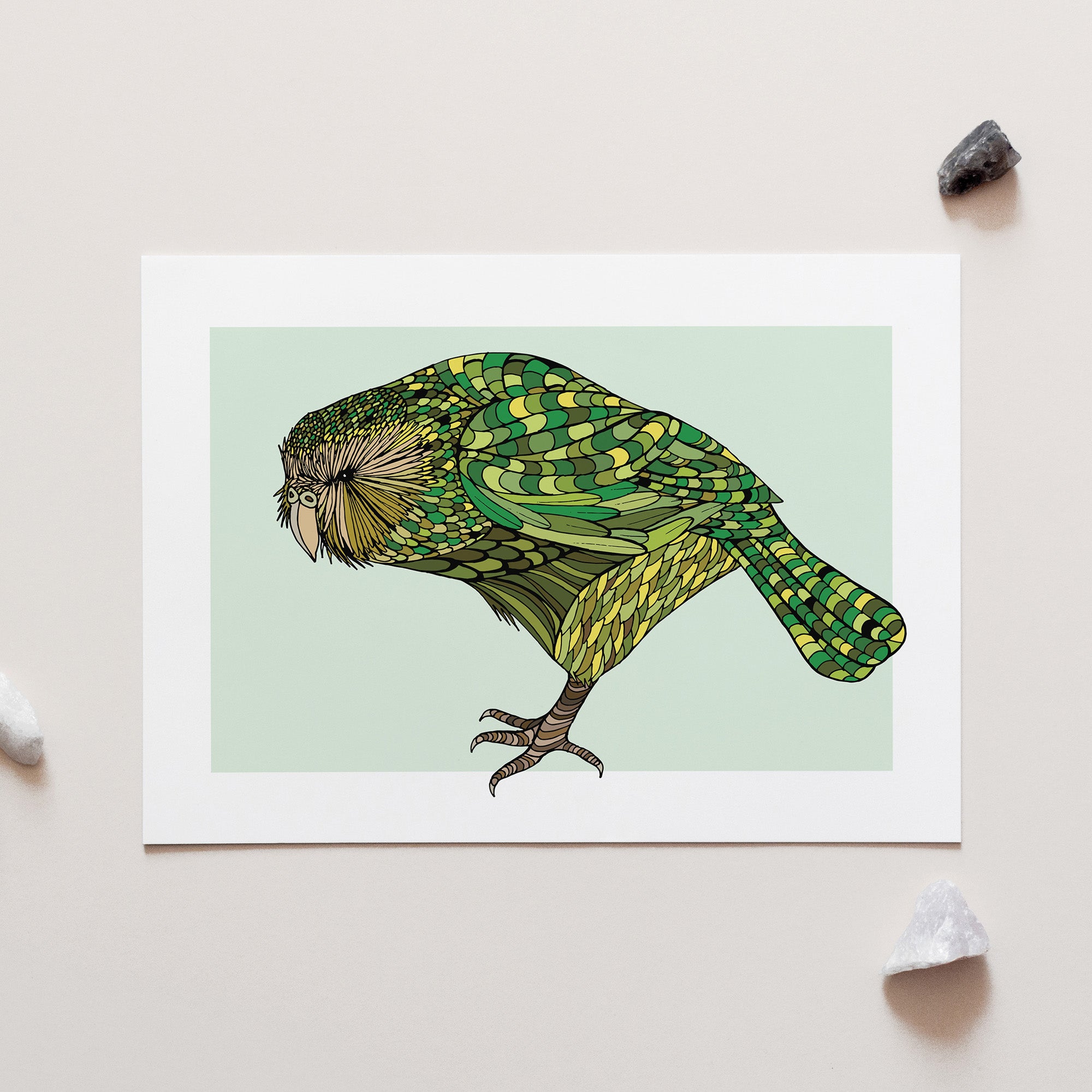 Kakapo Art Print for sale
