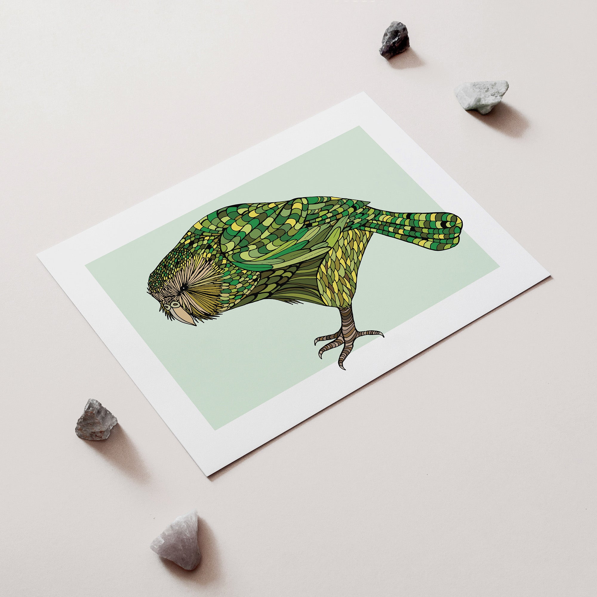 Kakapo Art Print for sale