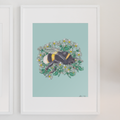 BumbleBee + Hectors Daisy, BumbleBee + Hector's Daisy, Penny+Lesh Collab, art prints